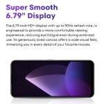 MEIZU smartphone Mblu 22, 6.79", 3/64GB, 5000mAh, μαύρο - Image 3