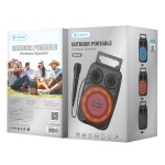 CELEBRAT φορητό ηχείο OS-07 με μικρόφωνο, 5W, 1200mAh, Bluetooth, μαύρο - Image 4