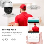 POWERTECH smart κάμερα PT-1086, 4MP, 4x digital zoom, Wi-Fi, PTZ, IP65 - Image 4