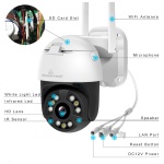 POWERTECH smart κάμερα PT-1086, 4MP, 4x digital zoom, Wi-Fi, PTZ, IP65 - Image 5