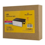 POWERTECH LED ηλιακό φωτιστικό PT-1517 με αισθητήρα κίνησης, 8W, 1800mAh, μαύρο - Image 3