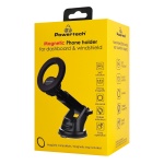 POWERTECH βάση smartphone αυτοκινήτου PT-1550 για ταμπλό, μαγνητική, μαύρη - Image 5