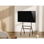 BRATECK βάση τηλεόρασης δαπέδου TTF13E-46FW, 37-86", έως 80kg, με ράφι & ροδάκια - Image 2