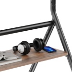 BRATECK βάση τηλεόρασης δαπέδου TTF13E-46FW, 37-86", έως 80kg, με ράφι & ροδάκια - Image 4