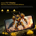 OUKITEL smartphone WP60, 7.2", 8/256GB, 5G, 10000mAh, IP68/IP69K/MIL-STD-810H, κίτρινο - Image 4