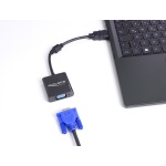 DELOCK αντάπτορας HDMI σε VGA 61077, 1080p, μαύρος - Image 2