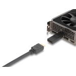 DELOCK αντάπτορας DisplayPort σε HDMI 61086, 4K/60Hz, active, μαύρος - Image 2