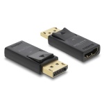 DELOCK αντάπτορας DisplayPort σε HDMI 61086, 4K/60Hz, active, μαύρος