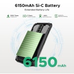 DOOGEE smartphone Blade 10 Energy, 6.56", 4/128GB, 6150mAh, IP68/IP69K/MIL-STD-810H, μαύρο - Image 4