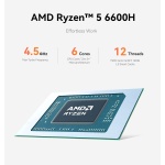 BEELINK mini PC EQR6, AMD Ryzen 5 6600H, 24GB, 500GB M.2, Windows 11 Pro - Image 4