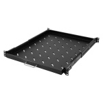 POWERTECH πτυσσόμενο ράφι για rack 19" NETW-0041, βάθος 570mm, μαύρο