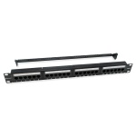 POWERTECH patch panel NETW-0046 για rack 19"/1U, 24 θυρών, CAT 6 UTP, μαύρο - Image 3