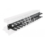 POWERTECH cable management NETW-0047 για rack 19"/1U, μεταλλικό, μαύρο - Image 2