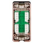 POWERTECH κυτίο σύνδεσης καλωδίων δικτύου NETW-0051, CAT 6/CAT 7, 600MHz, μαύρο - Image 2