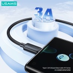 USAMS καλώδιο USB-C σε USB US-SJ693, 3A, 480Mbps, 2m, λευκό - Image 2
