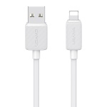 USAMS καλώδιο Lightning σε USB US-SJ694, 2.4A, 480Mbps, 2m, λευκό