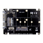 POWERTECH κάρτα μετατροπής 2.5" SATA σε M.2 B & mSATA SSD ST525, 6Gbps - Image 2