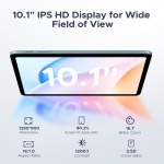 DOOGEE tablet Tab A9 Pro με πληκτρολόγιο/ποντίκι/στυλό αφής/θήκη, 10.1", 4/128GB, Android 15, 6580mAh, μπλε - Image 2