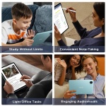 DOOGEE tablet Tab A9 Pro με πληκτρολόγιο/ποντίκι/στυλό αφής/θήκη, 10.1", 4/128GB, Android 15, 6580mAh, μπλε - Image 4