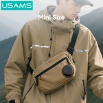 USAMS μίνι φορητό ηχείο YX016, μαγνητικό, 3W, Bluetooth, 700mAh, μαύρο - Image 5