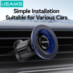 USAMS βάση smartphone αυτοκινήτου US-ZJ081, αεραγωγών, μαγνητική, μαύρη - Image 5