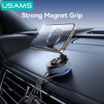 USAMS βάση smartphone αυτοκινήτου ZJ084 για ταμπλό, μαγνητική, μαύρη - Image 2