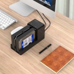 ORICO docking station για 2.5" ή 3.5" SATA HDD/SSD 6528US3-C, 2 θέσεων, 5Gbps, clone function, μαύρο - Image 2