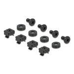 DELOCK cable management 67628 για rack 19"/1U, με βούρτσα προστασίας, μεταλλικό, μαύρο - Image 3