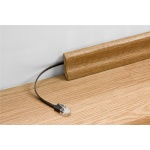 GOOBAY καλώδιο δικτύου 96303, CAT 6A U/UTP, flat, 500MHz, Copper, 0.5m, λευκό - Image 2