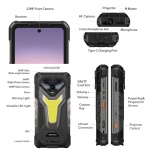 ULEFONE smartphone Armor 34 Pro Plus με βιντεοπροβολέα, 6.95", 5G, 16/512GB, 25500mAh, IP68/IP69K/MIL-STD-810H, μαύρο - Image 4