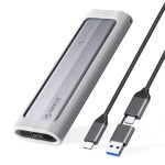 ORICO θήκη για M.2 NVME/NGFF SSD AXM2S-G2, 10Gbps, tool free, γκρι