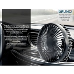 BRUNO ανεμιστήρας αυτοκινήτου BRN-0284, 5" ιντσών, με περιστροφή 360°, 2 ταχύτητες και καλώδιο USB - Image 2