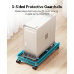 ORICO βάση PC CPB2 με ροδάκια, 45.5x22cm, πλαστική, μαύρη - Image 4