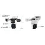 VSTARCAM smart κάμερα CS621FR, four-lens, 2MP, WiFi, SD, PTZ, IP66 - Image 4