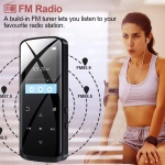 RUIZU MP3 player D50 με οθόνη 1.8", 16GB, Bluetooth, ελληνικό μενού, μαύρο - Image 4