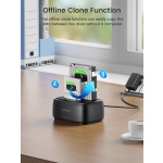 ORICO docking station για 2.5" ή 3.5" SATA HDD/SSD DD28U3-C, 2 θέσεων, 5Gbps, clone function, μαύρο - Image 3