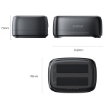 ORICO docking station για 2.5" ή 3.5" SATA HDD/SSD DD28U3-C, 2 θέσεων, 5Gbps, clone function, μαύρο - Image 5