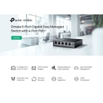 TP-LINK easy managed switch ES205GP, 5x Gigabit θύρες, PoE+, V1.0 - Image 2