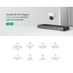 TP-LINK easy managed switch ES228GP, 28x Gigabit θύρες, PoE+, V1.0 - Image 2