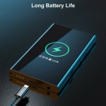 RUIZU MP3 player H10 με οθόνη αφής 3.8", 16GB, Bluetooth, μαύρο - Image 3