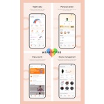 INTIME smartwatch 3 Pro, 1.28", IP67, heart rate, ηχείο & mic, μαύρο - Image 3