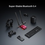 MERCUSYS κάρτα δικτύου WiFi 7 & Bluetooth MA37BE, 6500Mbps BE6500, PCIe, V1.0 - Image 4