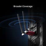 MERCUSYS κάρτα δικτύου WiFi 7 & Bluetooth MA37BE, 6500Mbps BE6500, PCIe, V1.0 - Image 5