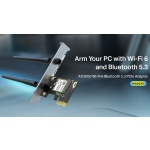 MERCUSYS κάρτα δικτύου WiFi 6 & Bluetooth MA80XE, 3000Mbps AX3000, PCIe, V2.0 - Image 2