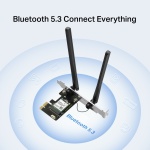 MERCUSYS κάρτα δικτύου WiFi 6 & Bluetooth MA80XE, 3000Mbps AX3000, PCIe, V2.0 - Image 5
