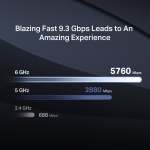 MERCUSYS router MR47BE, WiFi 7, 9.3Gbps BE9300, Tri-Band, V2.0 - Image 3