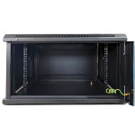 POWERTECH επιτοίχια καμπίνα rack 19" NETW-0037, 600 x 450 x 370mm, 6U - Image 2