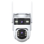 POWERTECH smart ηλιακή κάμερα PT-1547, dual lens, 4MP, 4G, PTZ, SD, IP65 - Image 2