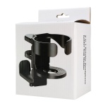 POWERTECH βάση ακουστικών & ποτηροθήκη γραφείου PT-1579, περιστρεφόμενη, μαύρη - Image 3