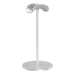 POWERTECH επιτραπέζια βάση ακουστικών PT-1580, ασημί